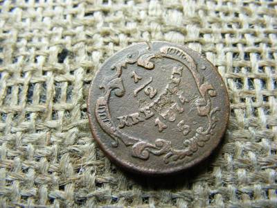 1/2 krajcár érme, 1774, S