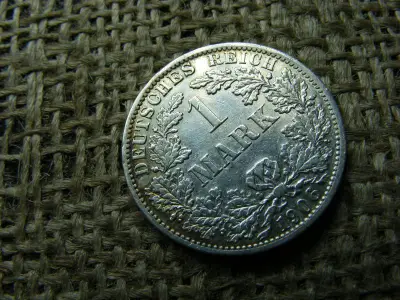 Birodalmi ezüst 1 márka, 1906 A