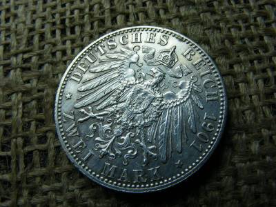 Birodalmi ezüst 2 márka, 1901