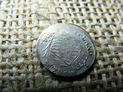 Ezüst 1 krajcár, 1814, kreuzer, verdehibás, félrevert