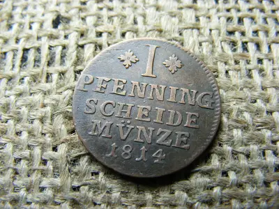 1 Pfennig, 1814, Németország