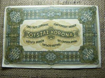 500 korona, 1920, ritkább változat