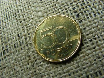 Aranyozott 50 forintos érme, 2007