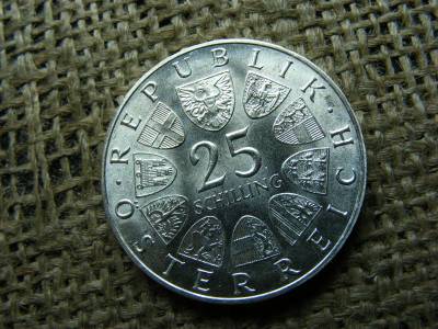 Ezüst 25 schilling, 1966
