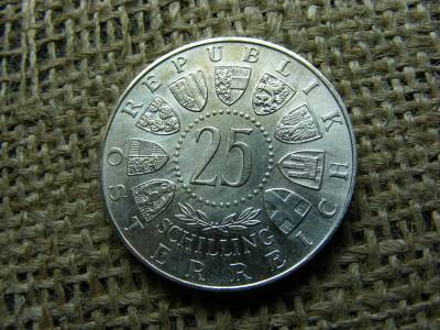 Ezüst 25 schilling, 1956