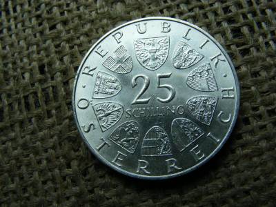 Ezüst 25 schilling, 1972, Ausztria