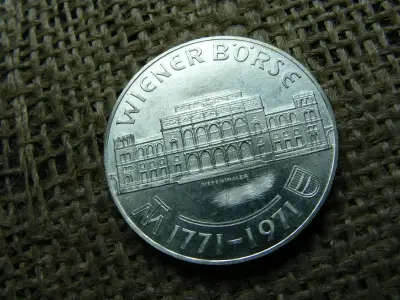 Ezüst 25 schilling érme, 1971