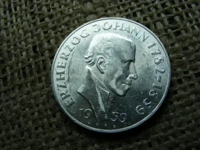 Ezüst 25 schilling, 1959, Ausztria
