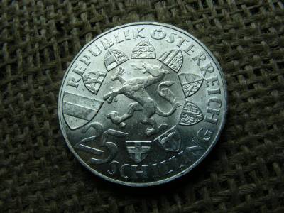 Ezüst 25 schilling, 1959, Ausztria