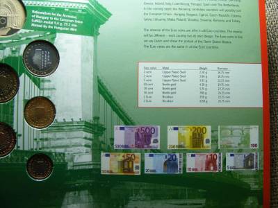 Magyar Euró Információs Készlet, 2003, hibás tok