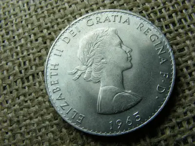 1 Crown 1965, Korona, Churchill