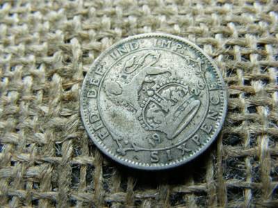 Ezüst 6 pence, 1926, Egyesült Királyság