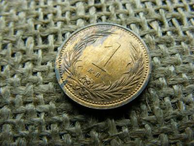 1 fillér, 1901, Korona