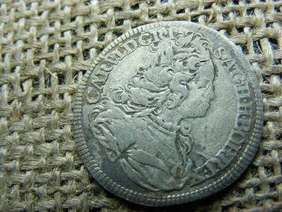 Ezüst 6 krajcár, 1732, Prága