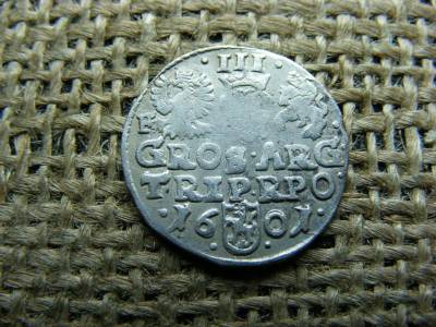 Zsigmond garas, 1601, ezüst