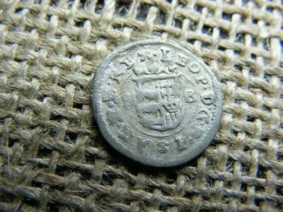 Lipót ezüst dénár, 1684
