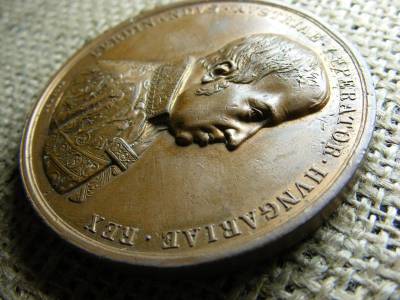Ausztria Broz érme, 1846, József főherceg nádori évforduló