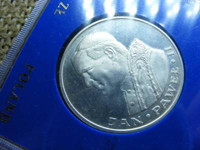Ezüst 1000 Zlotych 1982, eredeti tokjában