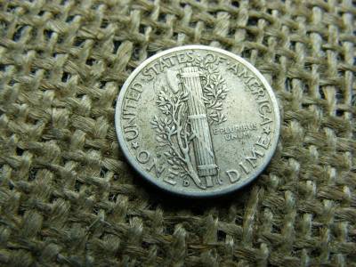 USA ezüst dime, 1943 D