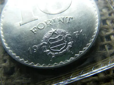 10 Forintos Érme, 1971, Fóliás Forgalmi Sor