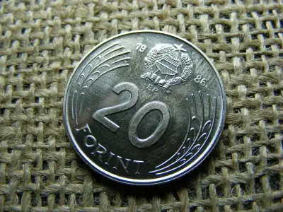 20 forintos érme, 1986