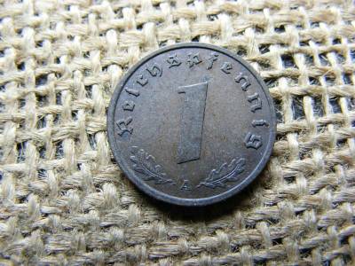Birodalmi 1 pfennig, 1939, A