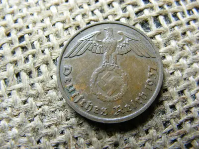 Birodalmi 2 pfennig, 1937 D