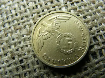 Birodalmi 10 pfennig, 1938 G
