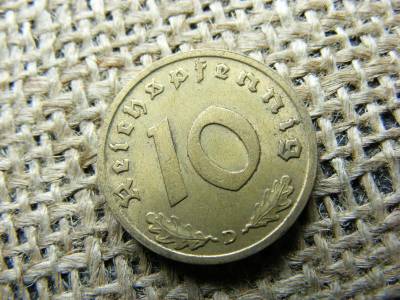 Birodalmi 10 pfennig, 1938, D