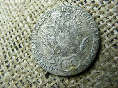Ezüst 20 krajcár, 1815, G jelzés