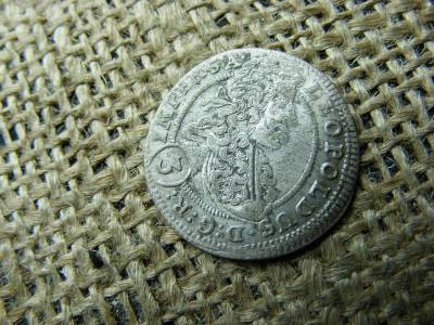 Lipót ezüst 3 krajcár, 1703, GE
