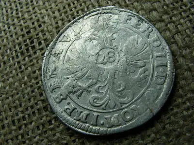 Ferdinánd ezüst 28 stuber, 1603-1667, 2/3 tallér, Günther gróf