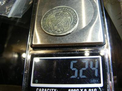 Ezüst 1/6 tallér, 1677, Habsburg