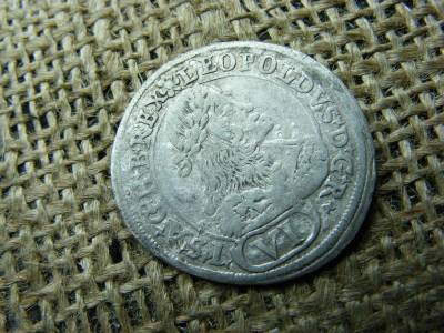 Lipót ezüst 6 krajcár, 1676, Grác