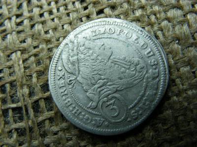 Lipót ezüst 3 krajcár, 1694, Bécs