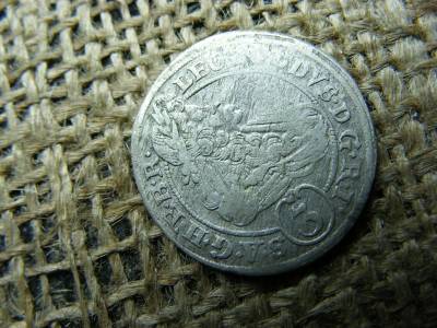 Lipót ezüst 3 krajcár, 1696 CB