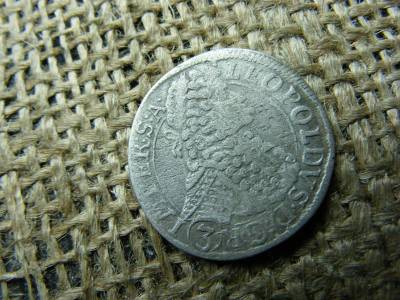 Lipót, 3 krajcár, 1697 GE, ezüst