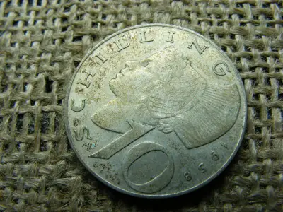 Ezüst 10 schilling, 1958