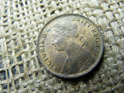 Angol Farthing érme, 1894, extra