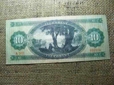 10 forintos bankjegy, 1969, alacsonyabb
