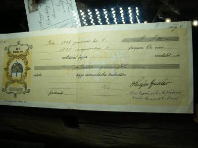 80 fillér, 1928, váltó, vízjeles papír