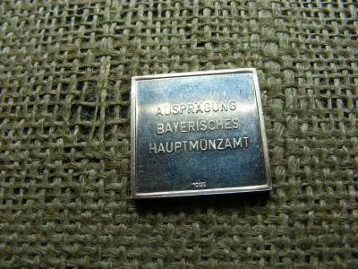 Színezüst Bika, 1/4 Schilling, Freimarke, bélyegérem