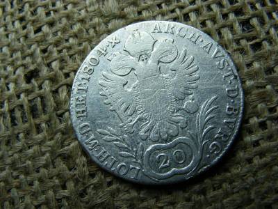Ezüst 20 krajcár, 1804, C jel
