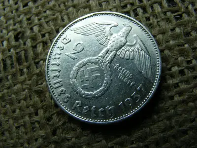 Birodalmi ezüst 2 márka, 1937 E