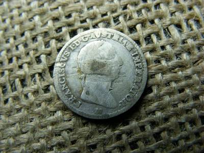 Ezüst 1/4 Lira, 1823 M, Ferenc