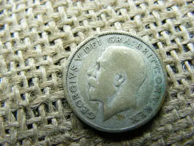 Ezüst 6 pence, 1923, Egyesült Királyság