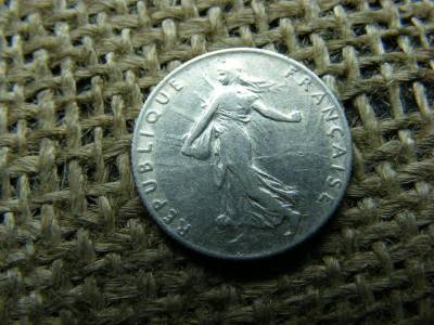 Francia 50 centimes érme, 1916, ezüst