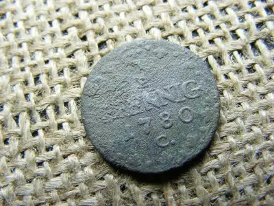 1 Pfennig, 1780, C jel, ritka