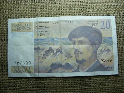 20 frankos bankjegy, 1992, Svájc