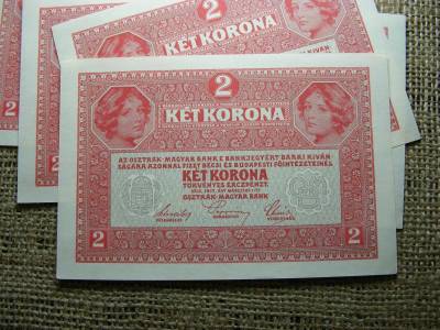 2 korona, 1917, DÖ, kötegből
